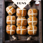 Rustic Hot Cross Buns with Easter Styling